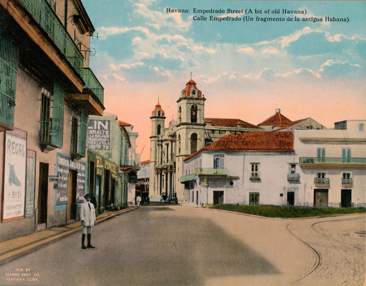 Calle Empedrado, Alt-Havanna, Kuba, ca. 1920 von Unbekannt