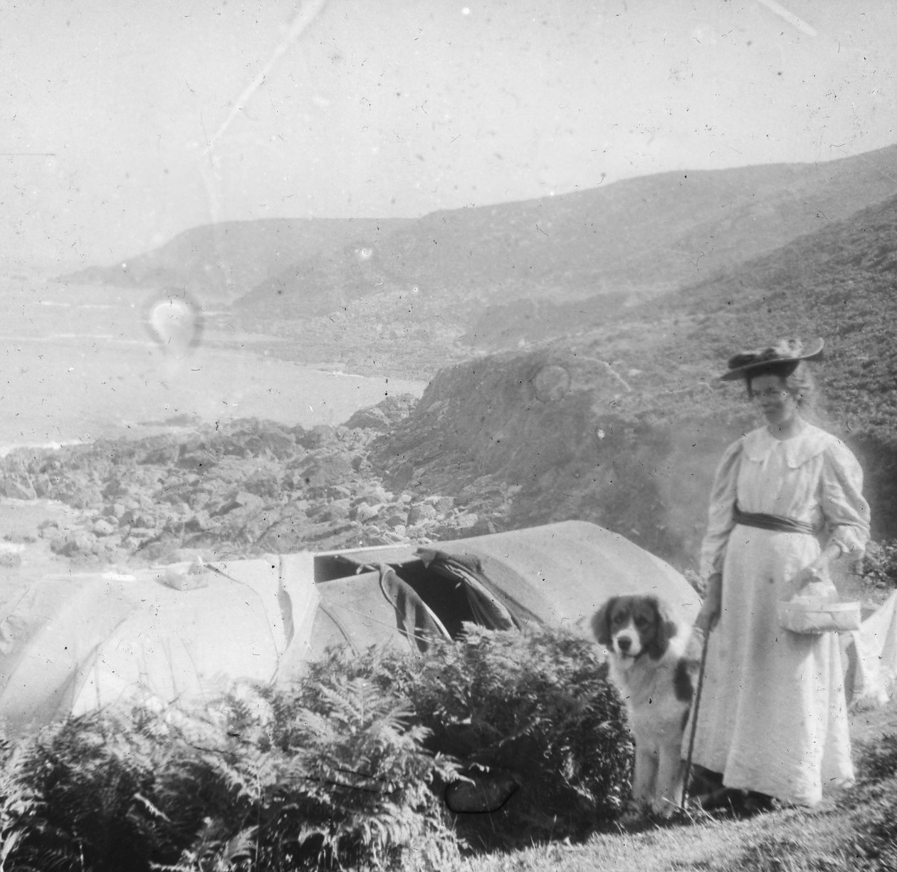 Camping, spätes 19. oder frühes 20. Jahrhundert von Unbekannt