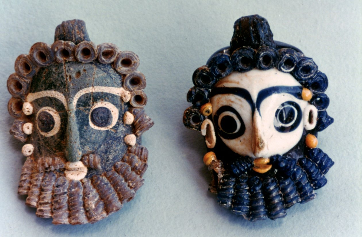Karthagische Masken, Tunesien, 4.-3. Jahrhundert v. Chr. von Unbekannt