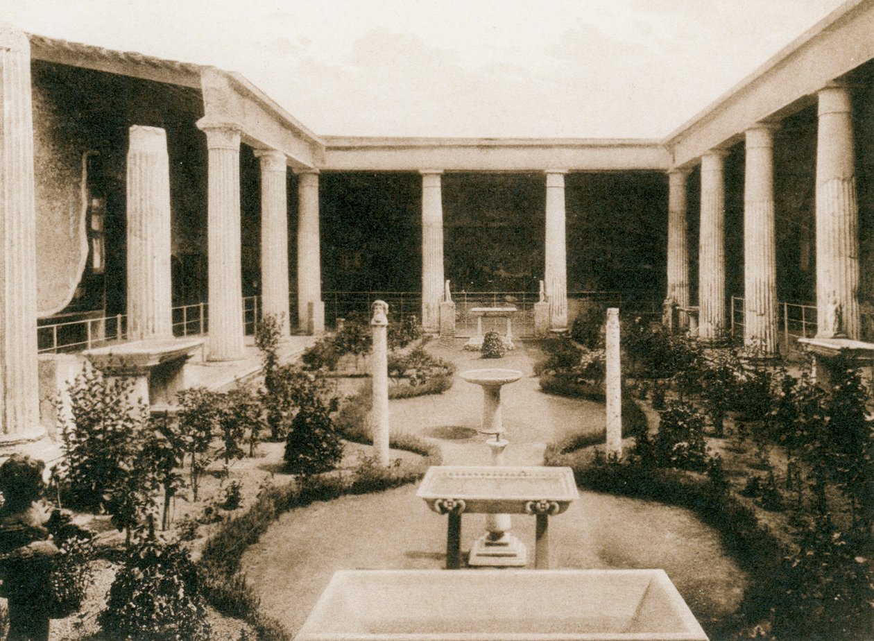 Casa dei Vettii, Pompeji, Italien, um 1900er Jahre von Unbekannt