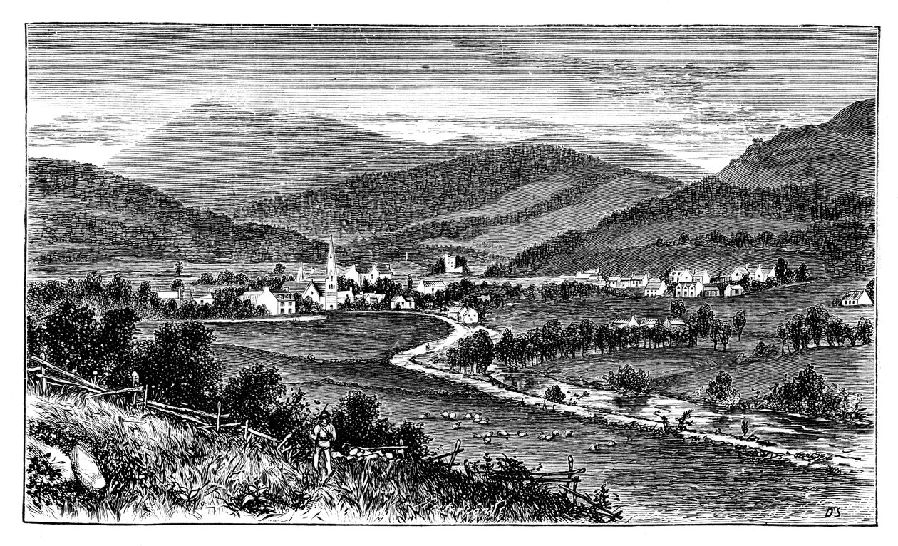 Castleton of Braemar, Schottland, um 1888 von Unbekannt