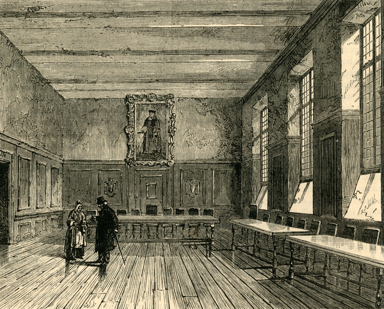 Kapelle der Merchant Taylors School, um 1872 von Unbekannt