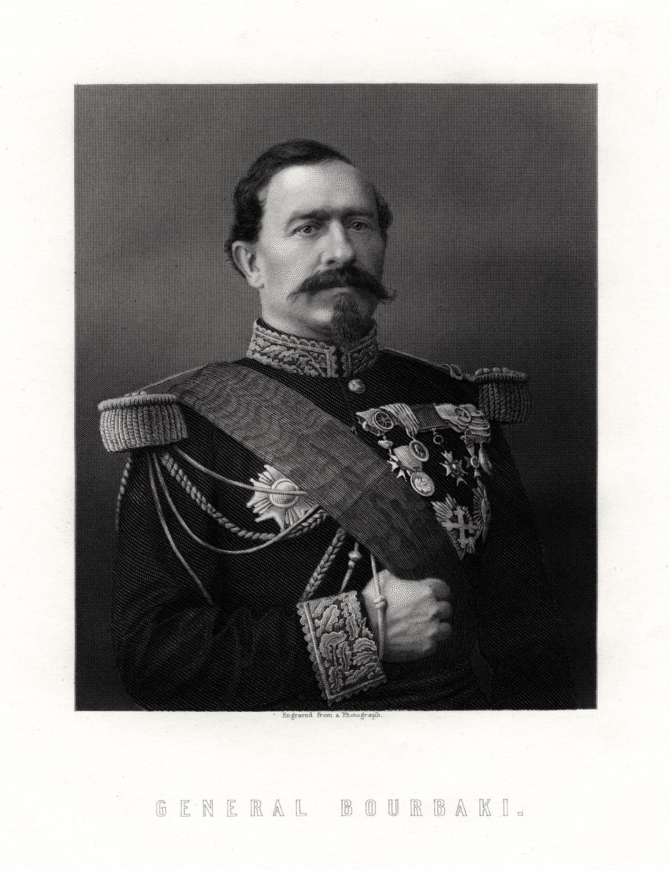 Charles Denis Sauter Bourbaki, französischer General von Unbekannt