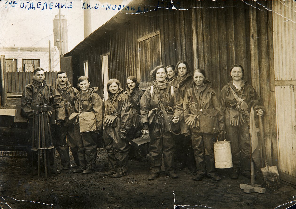 Chemische Verteidigungseinheit PVChO, UdSSR, 1930er Jahre von Unbekannt