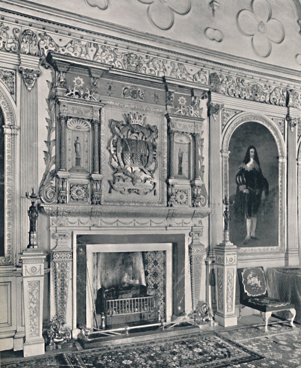 Kamin in Audley End, 1927 von Unbekannt