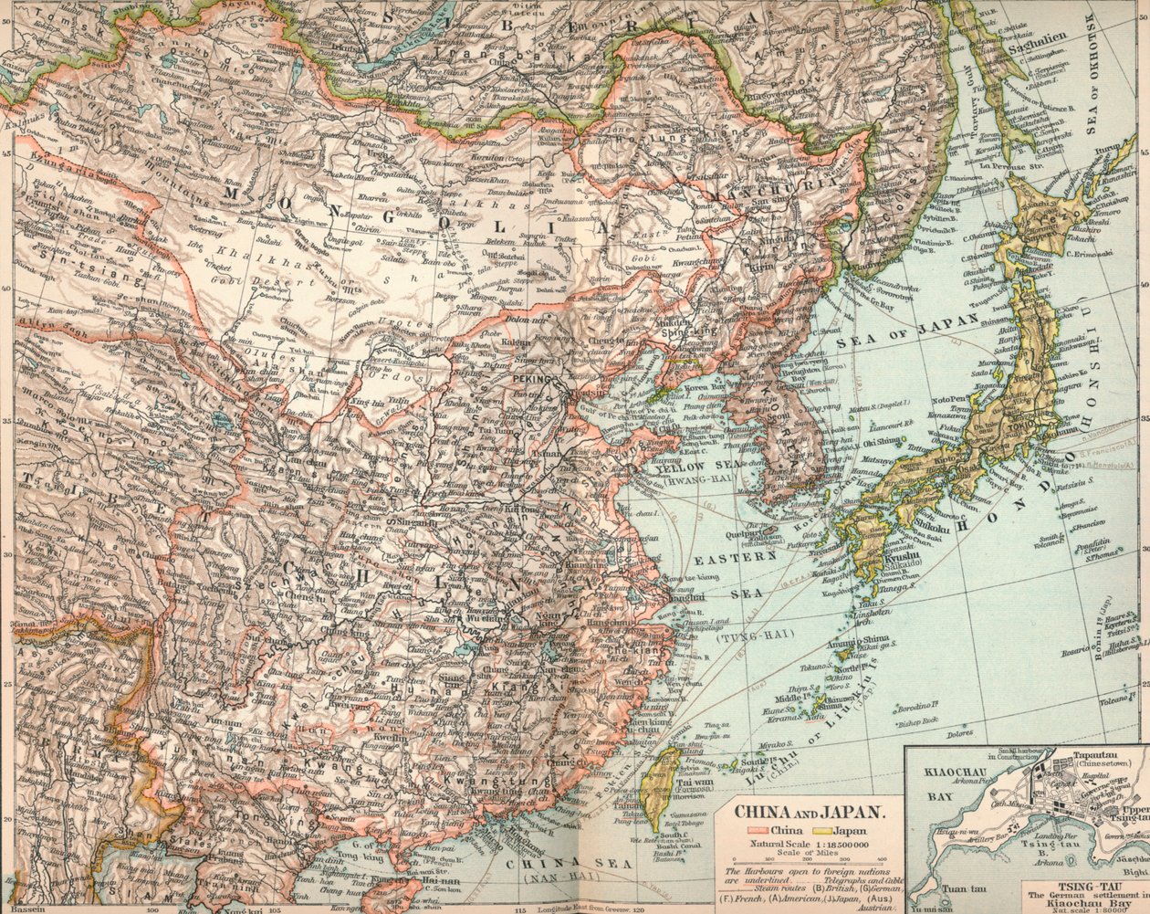 China und Japan, ca. 1903, 1904 von Unbekannt