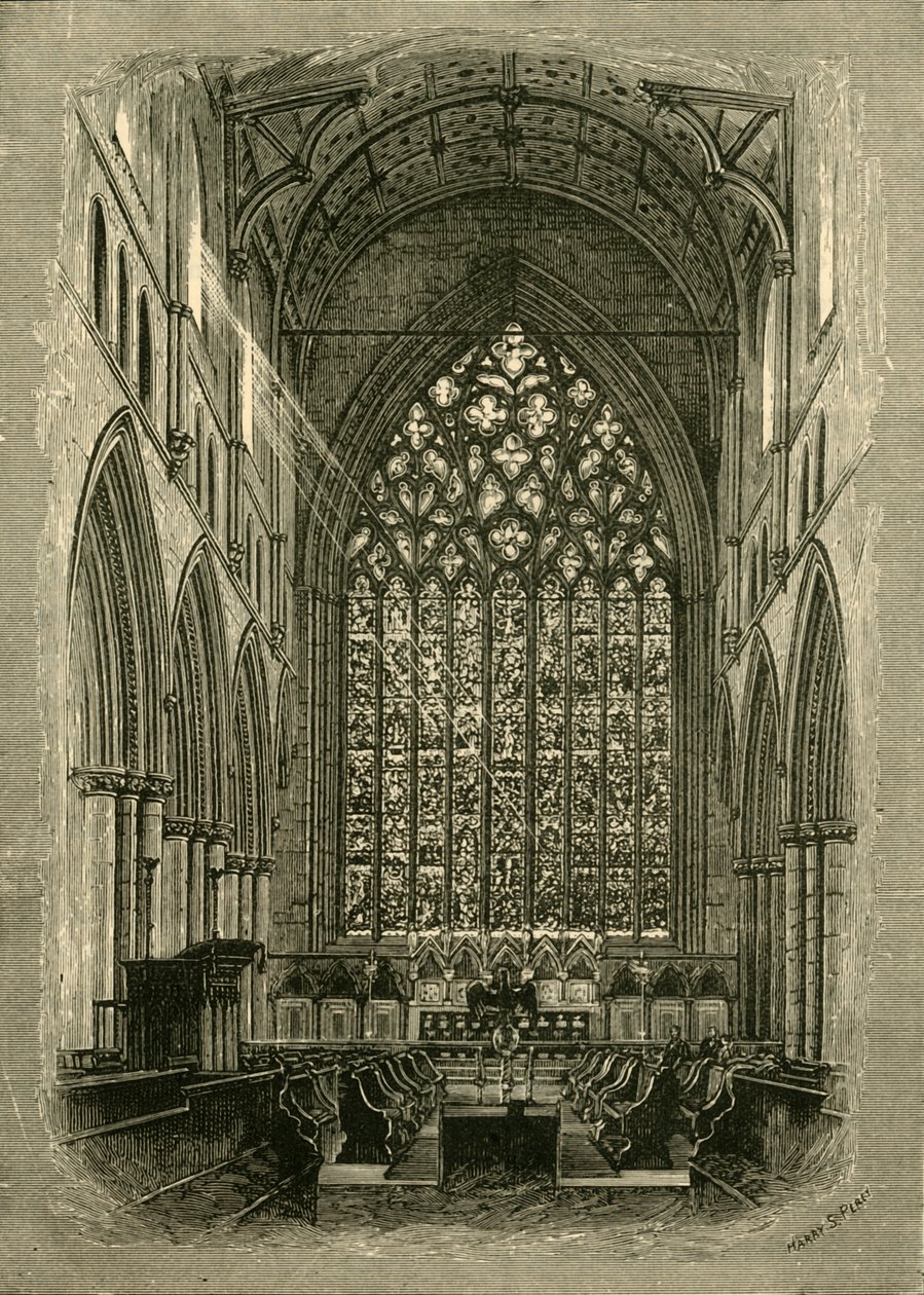 Chor der Kathedrale, 1898 von Unbekannt