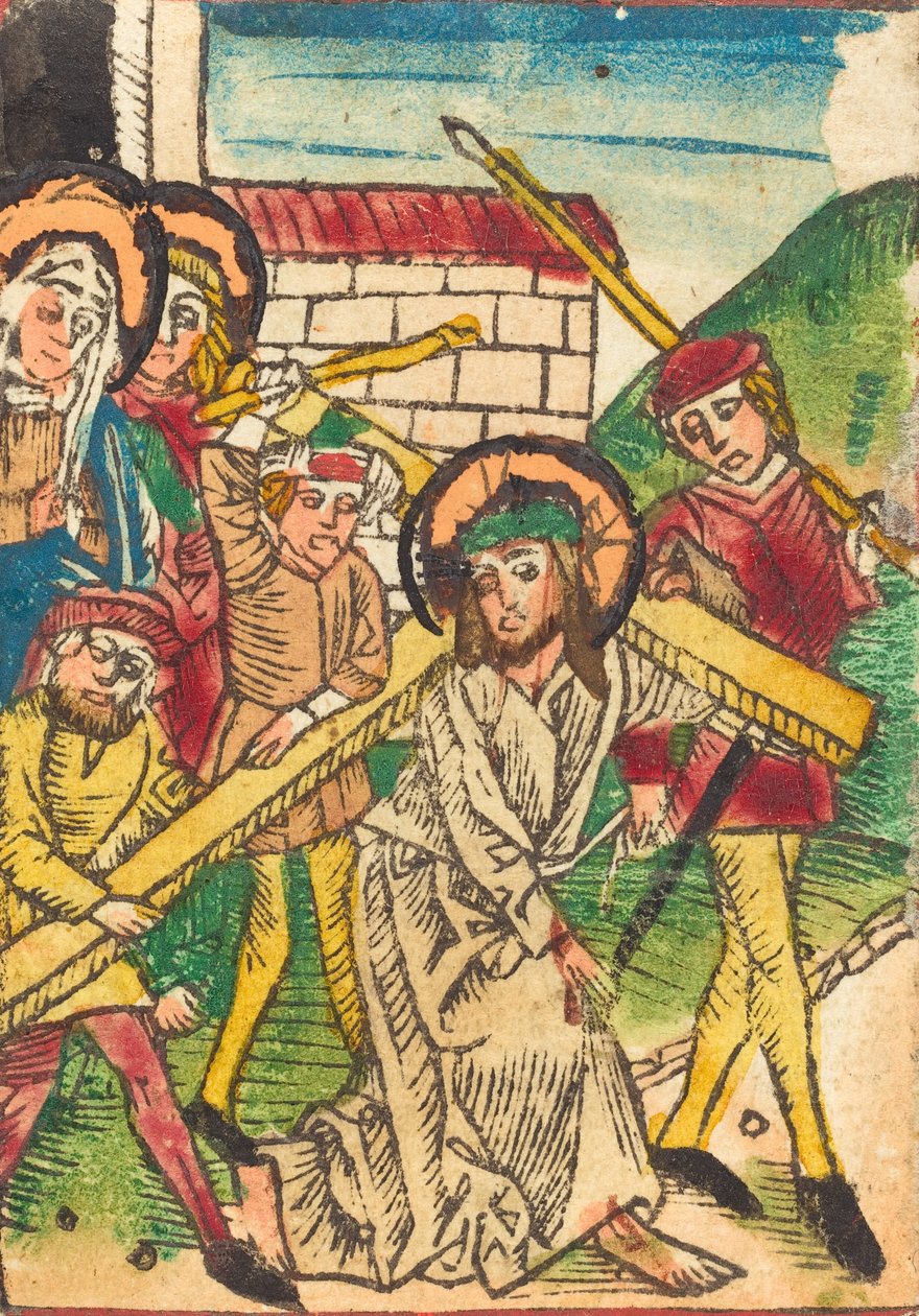 Christus trägt das Kreuz, ca. 1470-1480 von Unbekannt
