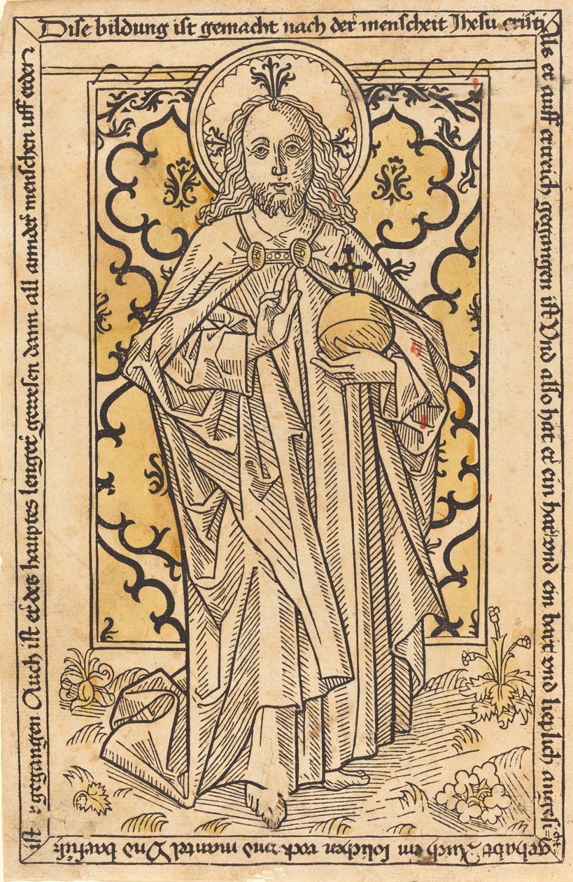 Christus als Salvator Mundi von Unbekannt
