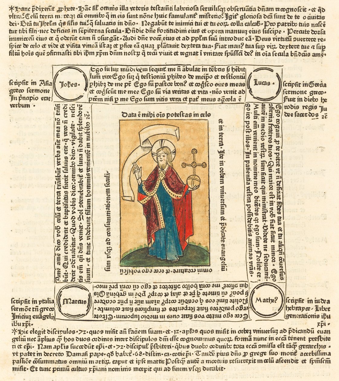 Christus als Salvator Mundi von Unbekannt