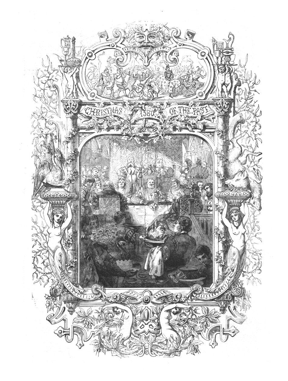 Weihnachten der Vergangenheit, 1580, 1859 von Unbekannt