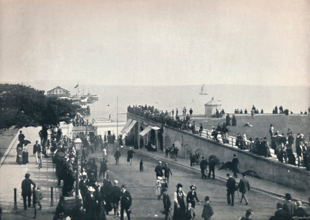 Clacton-On-Sea - Der Zugang zum Pier, 1895 von Unbekannt