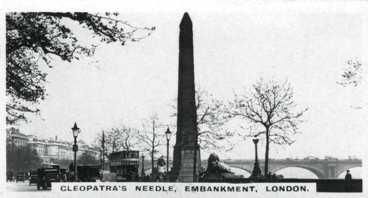 Cleopatras Nadel, Embankment, London, ca. 1920er von Unbekannt