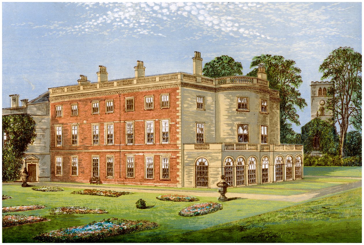 Clifton Hall, Nottinghamshire, Heimat von Baronet Clifton, um 1880 von Unbekannt
