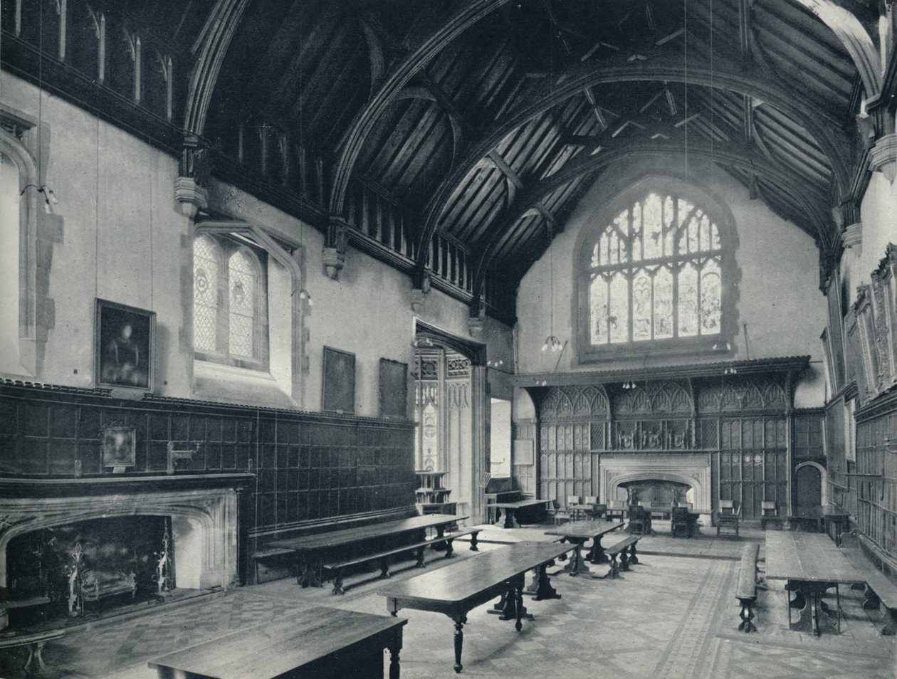 College Hall, Blick nach Westen, 1926 von Unbekannt
