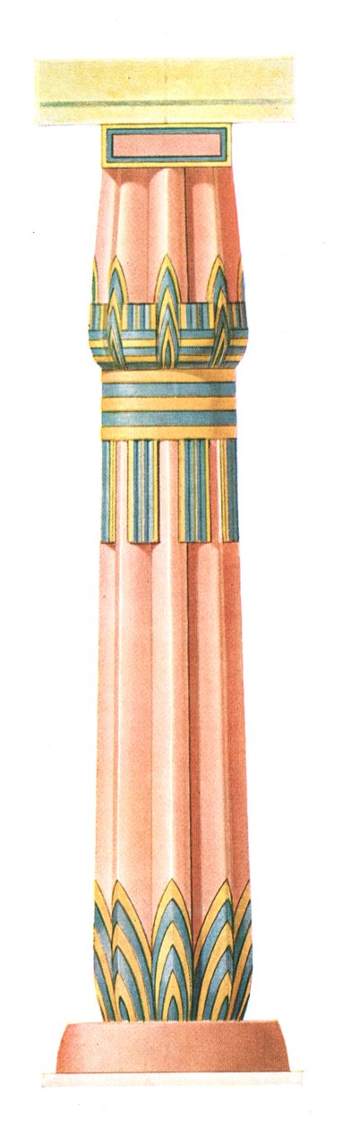 Säule von Karnak, Ägypten, 1928 von Unbekannt