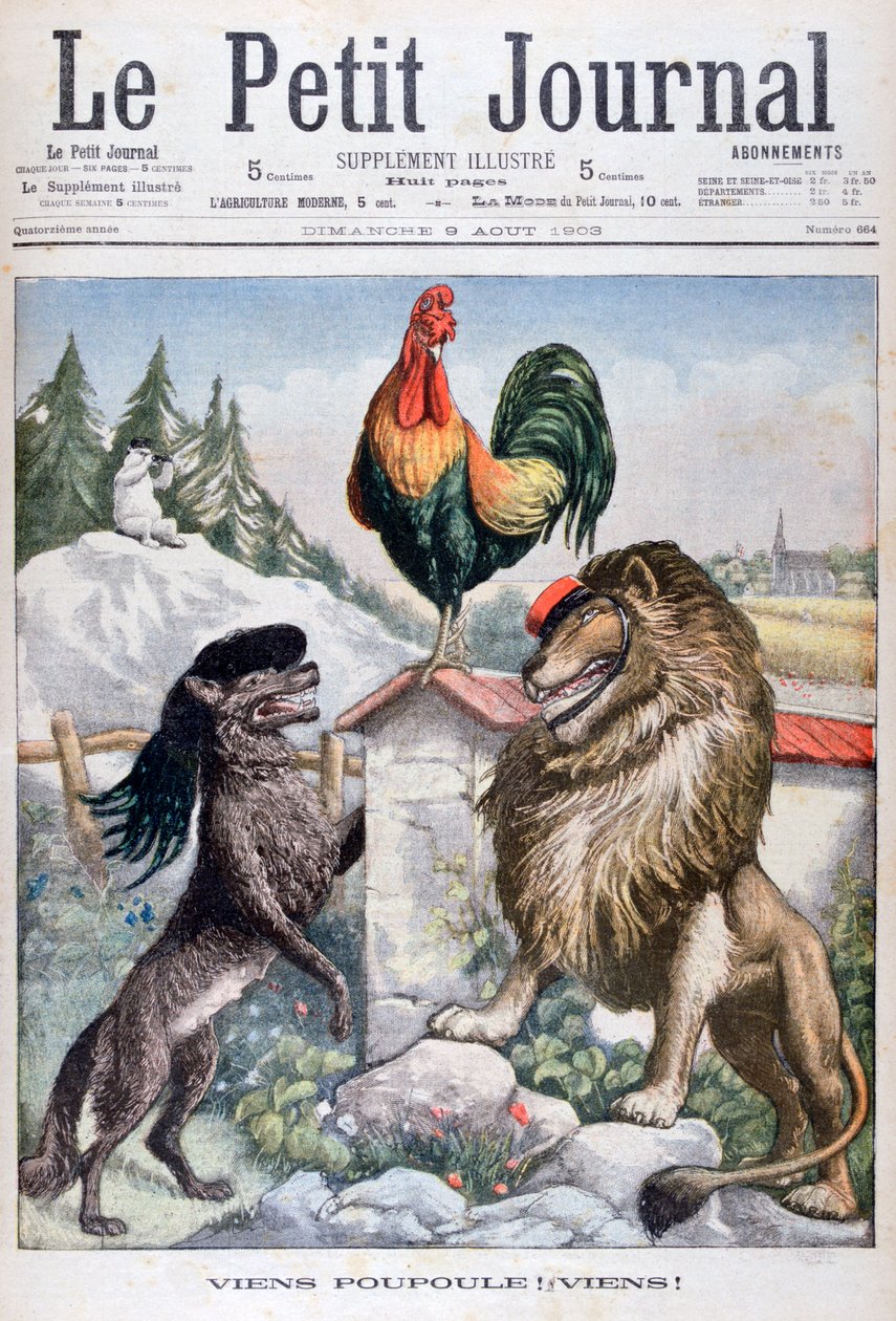 Komm Hahn, komm!, 1903 von Unbekannt