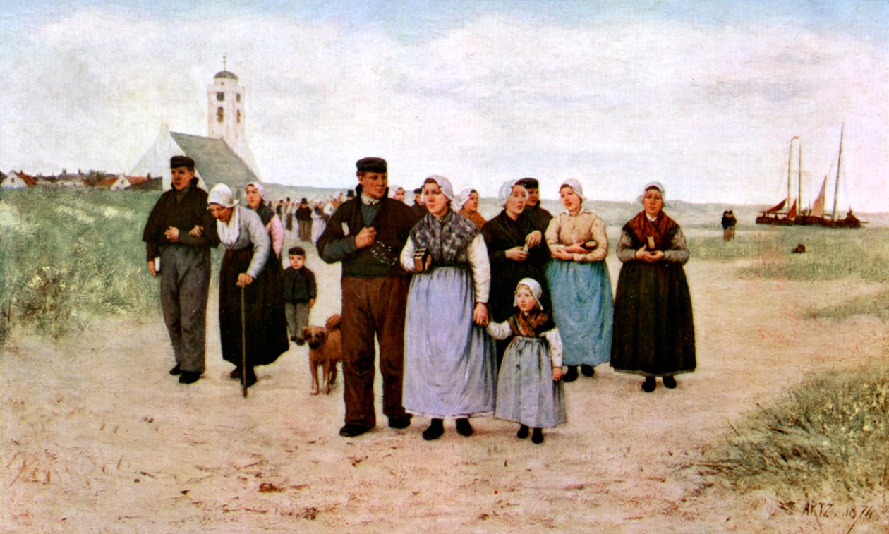 Nach der Kirche, 1926 von Unbekannt