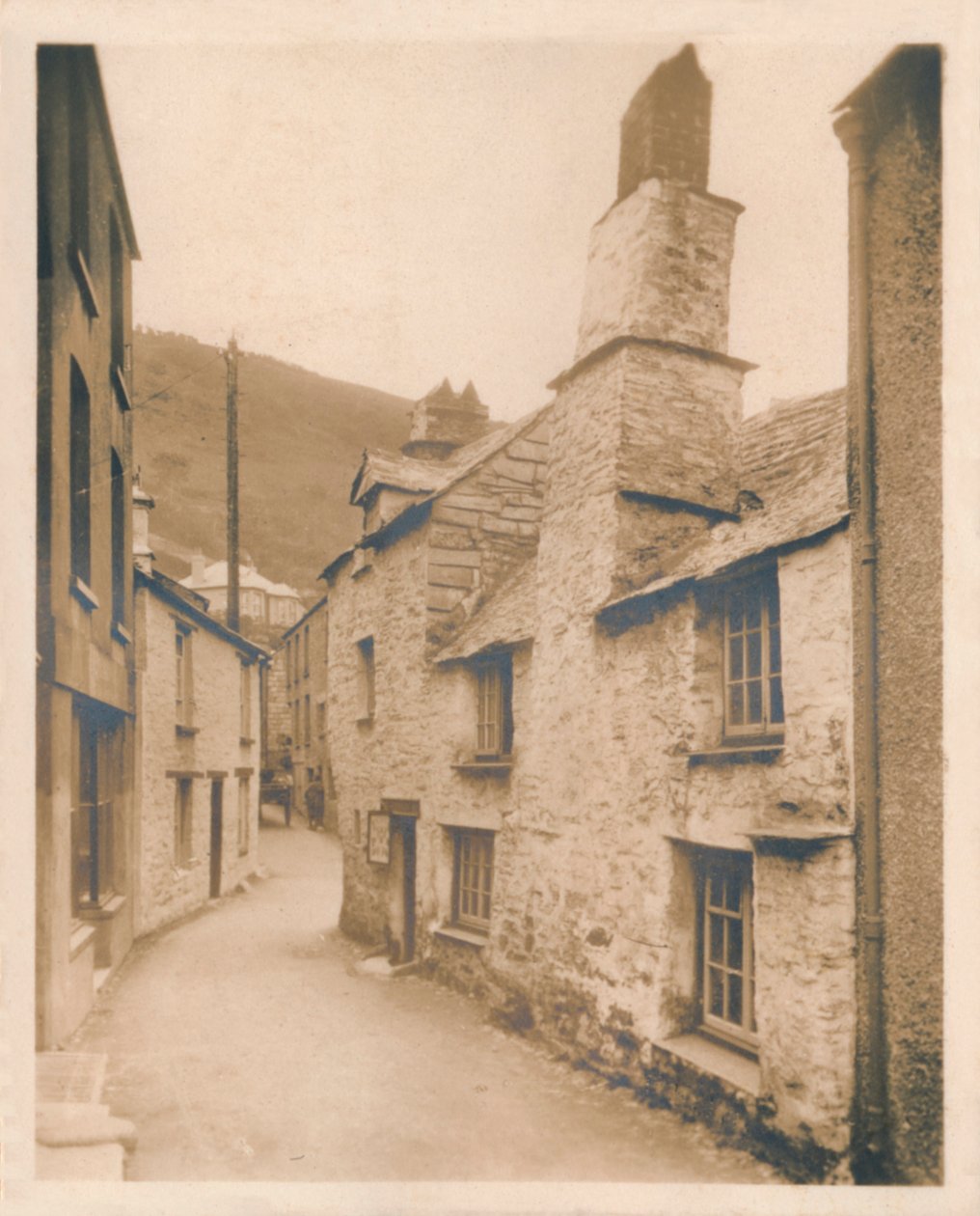 Couchs Haus - Polperro, 1927 von Unbekannt