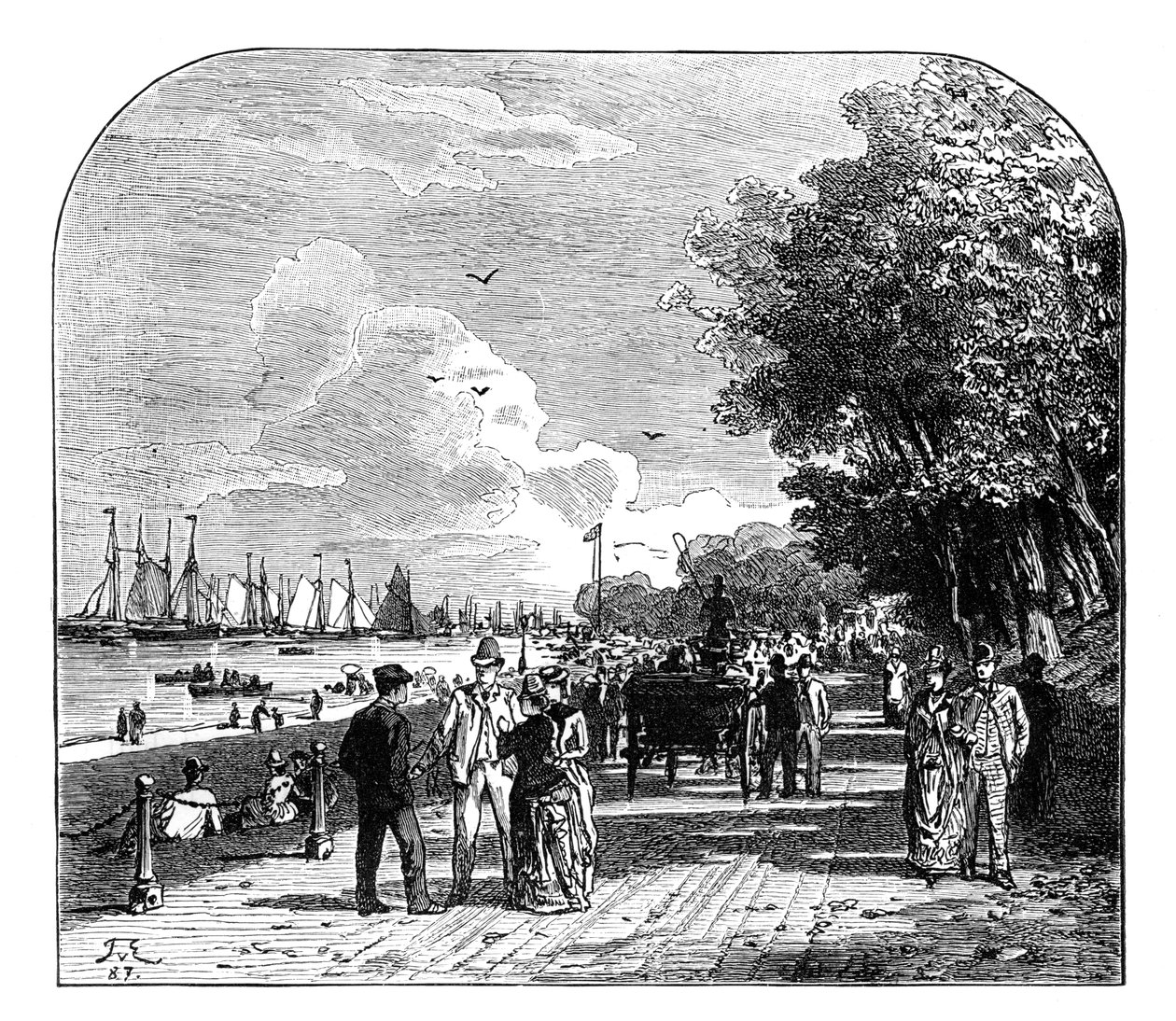 Cowes, Isle of Wight, England von Unbekannt