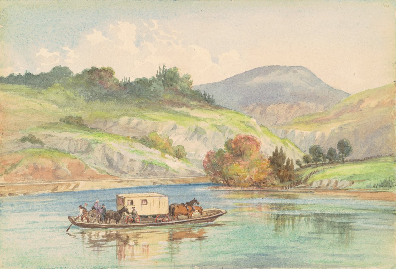 Überquerung des James River, 1878 von Unbekannt