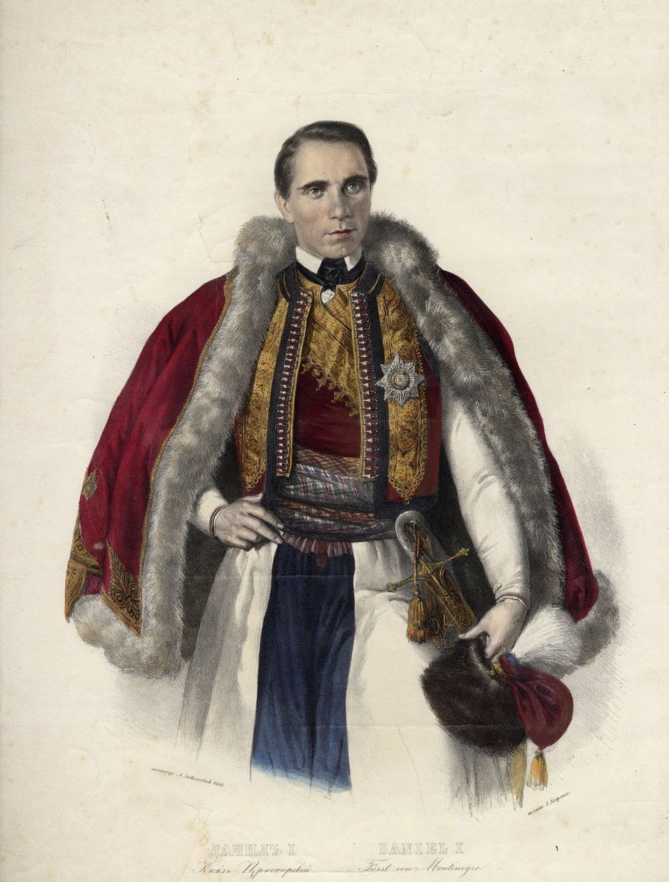 Danilo I., 1826-1860, Fürst von Montenegro, 1853 von Unbekannt