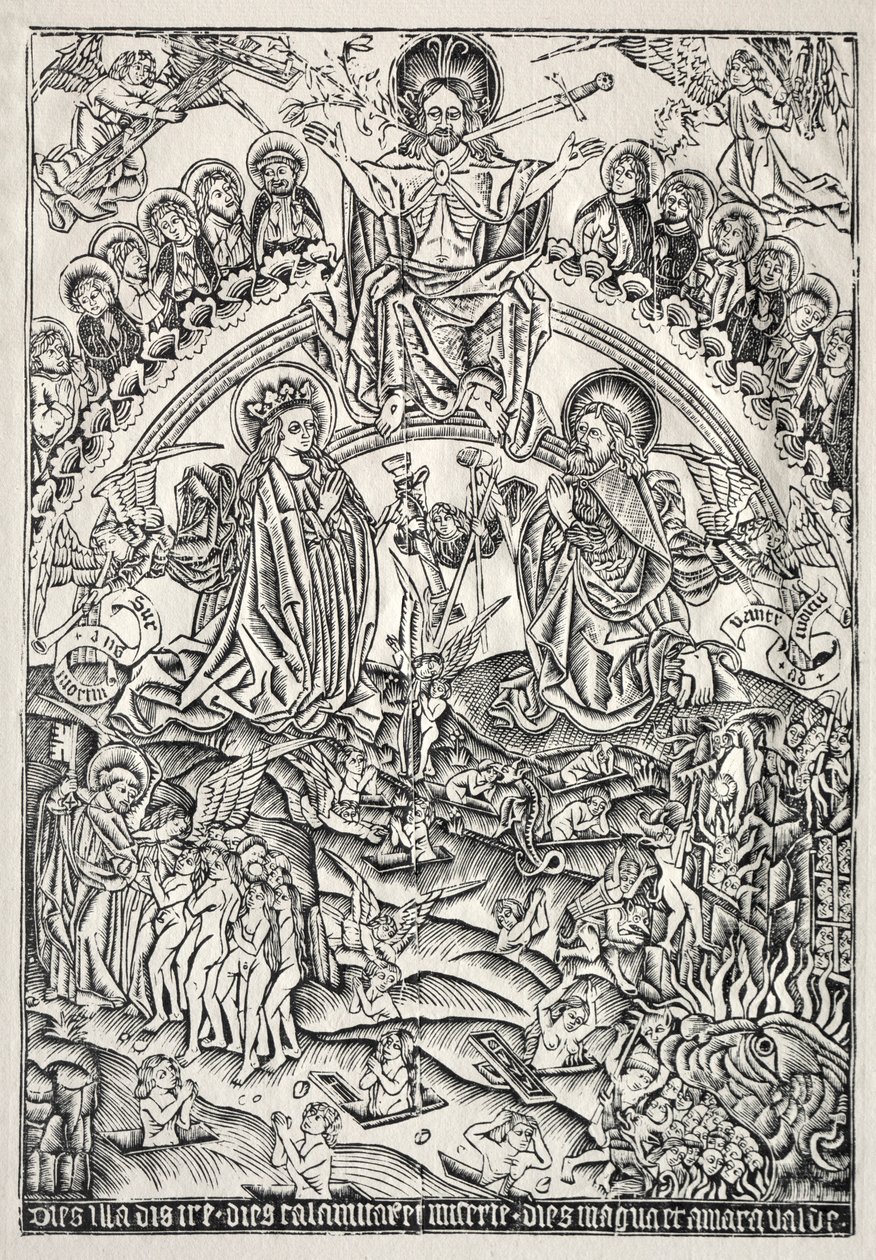 Das Jüngste Gericht, ca. 1490 von Unbekannt