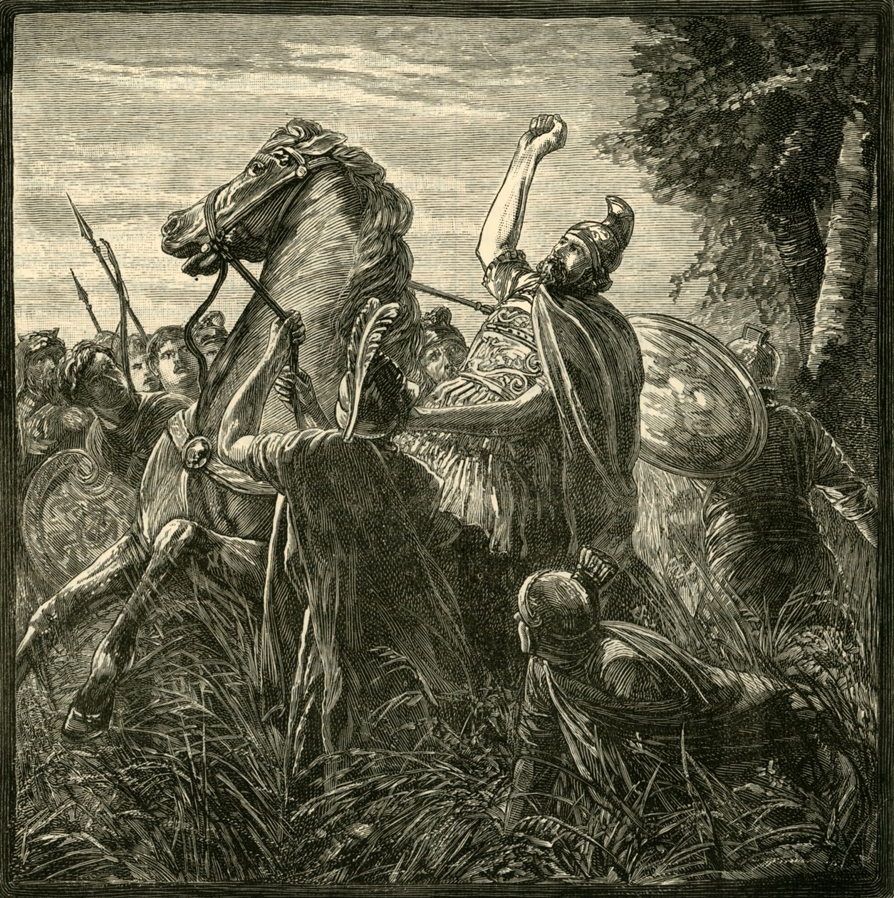 Tod des Crassus, 1890 von Unbekannt