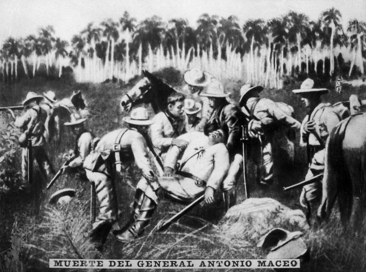 Tod von General Antonio Maceo, 1896, 1920er von Unbekannt