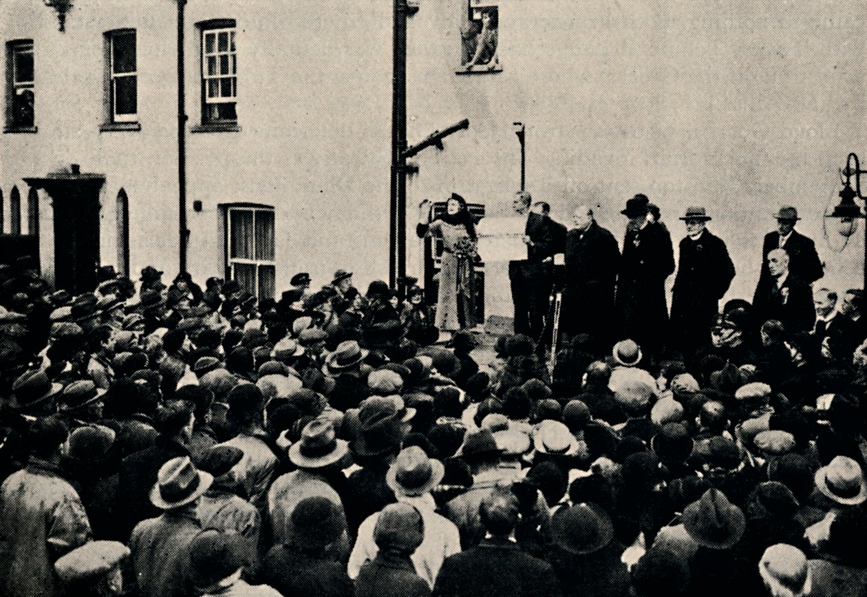 Bekanntgabe der Wahl in Epping, 1924, 1945 von Unbekannt