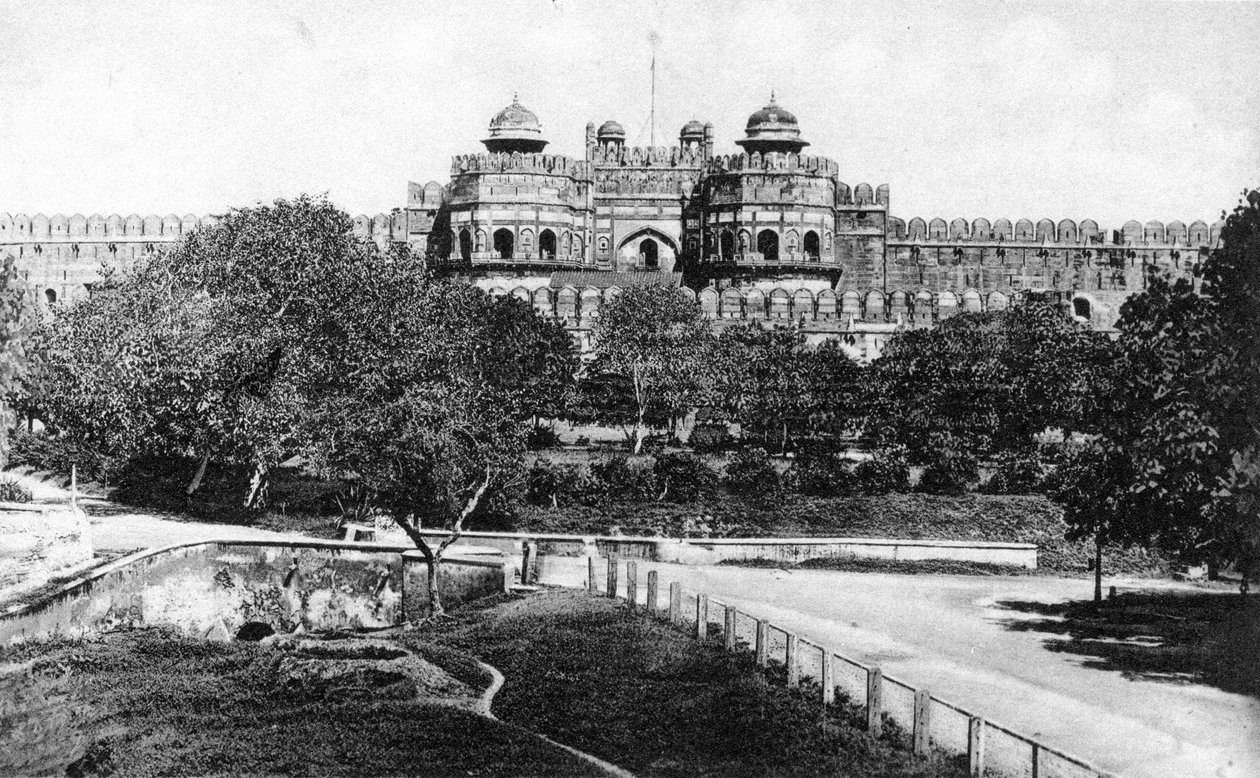 Delhi-Tor, Fort Agra, 20. Jahrhundert von Unbekannt