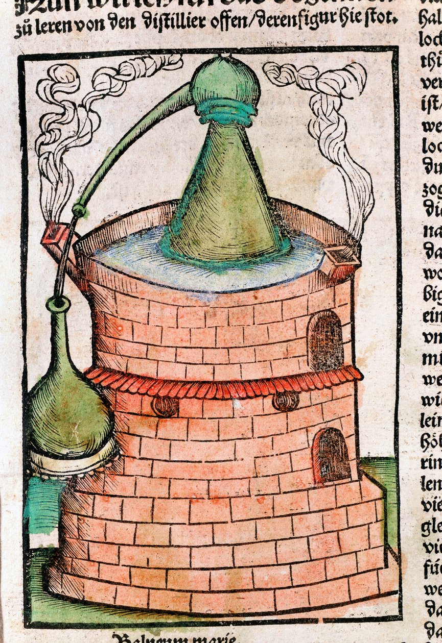 Destillation, 1500 von Unbekannt