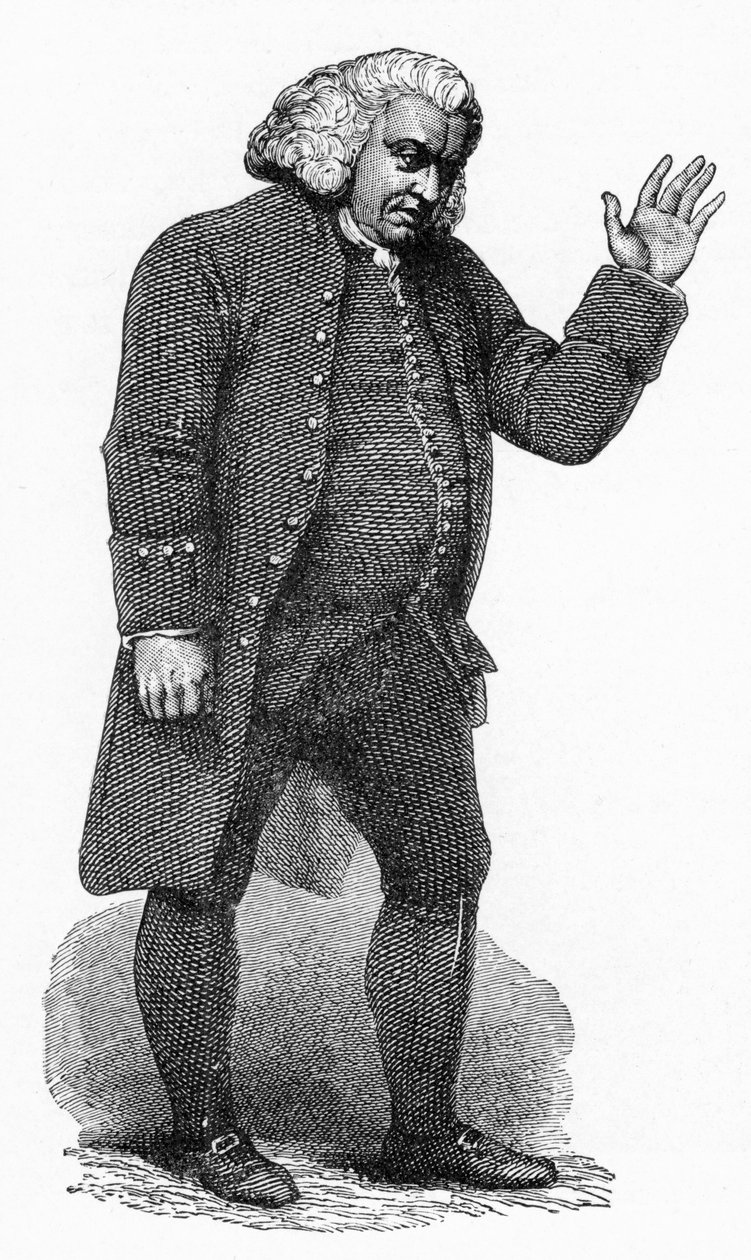 Dr. Johnson, englischer Schriftsteller, um 1780 von Unbekannt