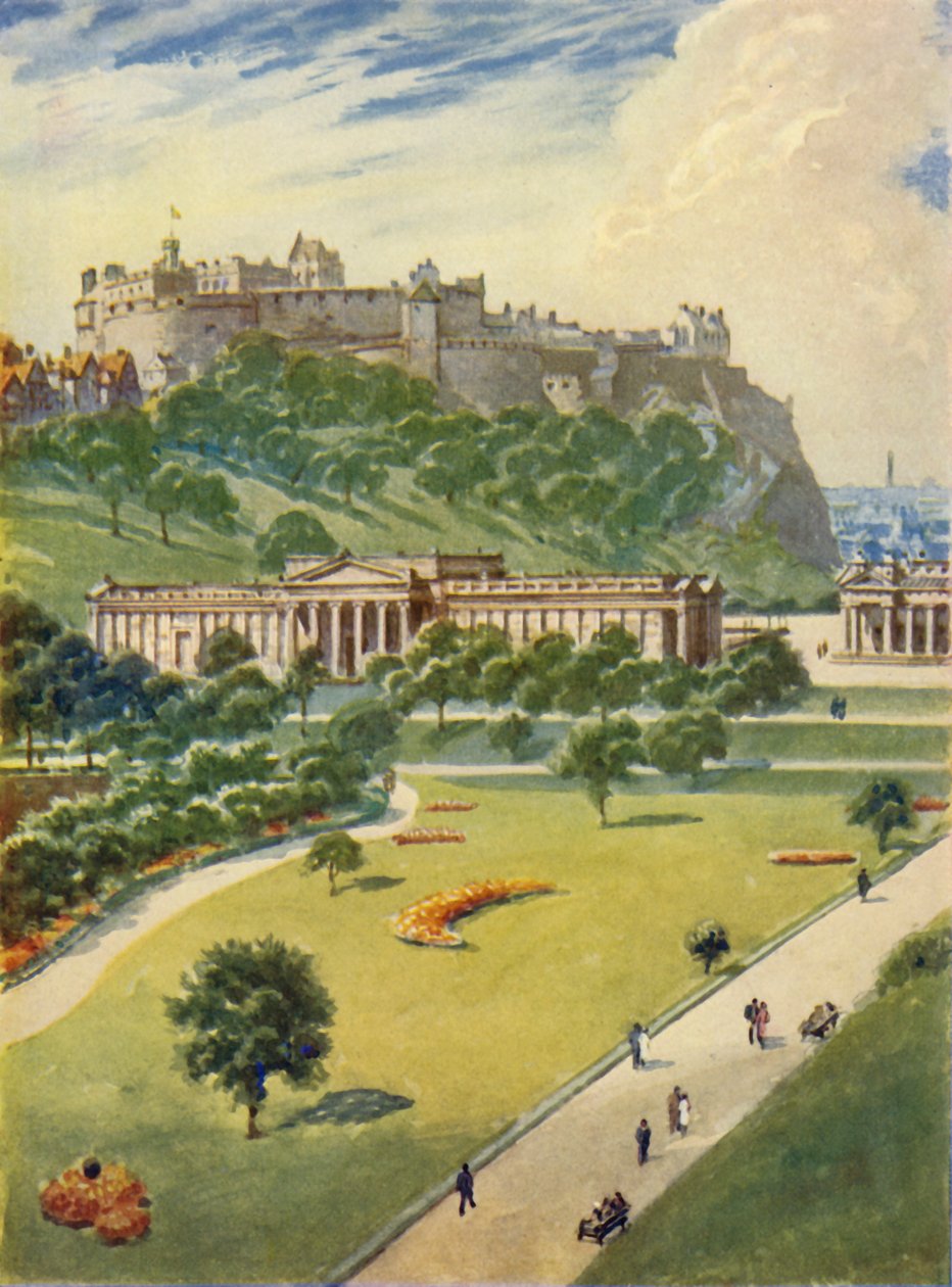 Edinburgh Castle, um 1948 von Unbekannt