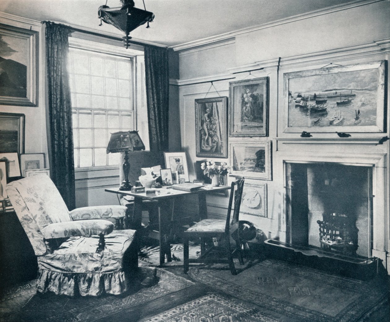 Edward Marshs Wohnzimmer von Unbekannt