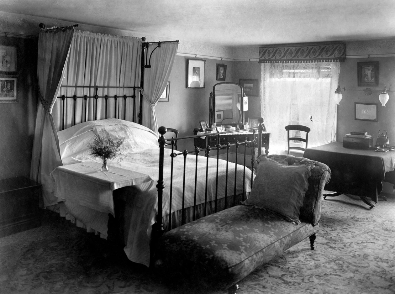 Edwardianisches Schlafzimmer von Unbekannt