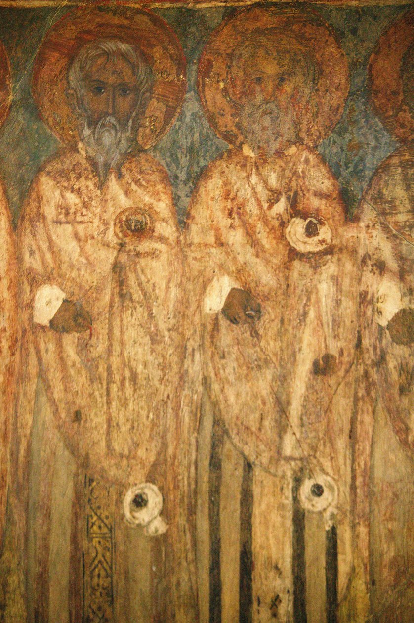 El-Moallaqah Kirche Fresko, Kairo, Ägypten von Unbekannt