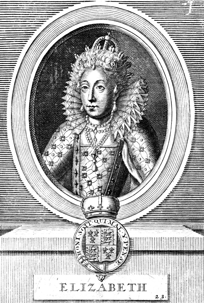 Elizabeth I., Königin von England und Irland von Unbekannt