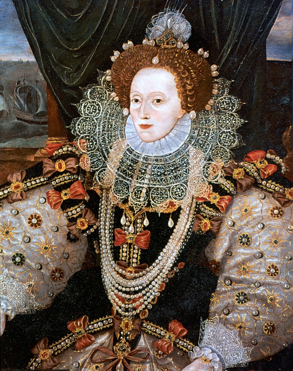 Elisabeth I., Königin von England und Irland, ca. 1588 von Unbekannt