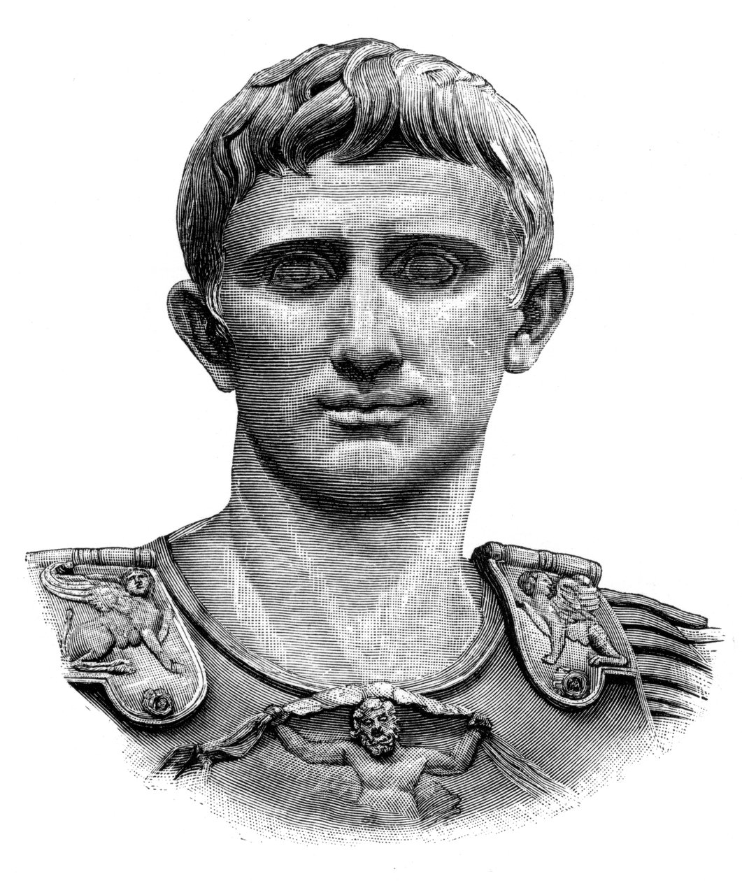 Kaiser Caesar Augustus, 1902 von Unbekannt