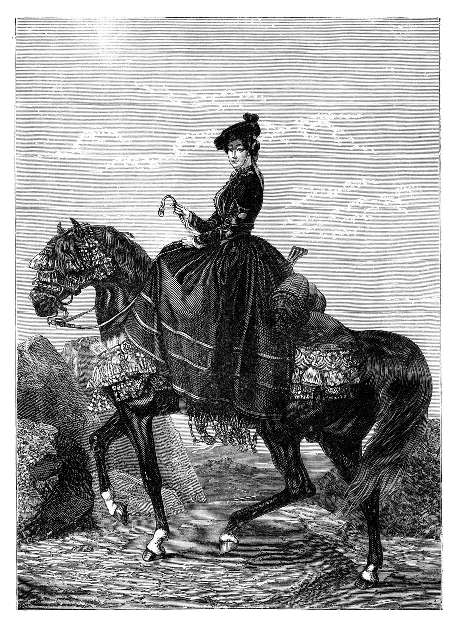 Kaiserin Eugenie de Montijo 1826-1920 von Unbekannt
