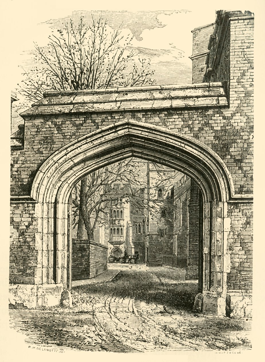 Eingang zu Westons Yard, 1911 von Unbekannt