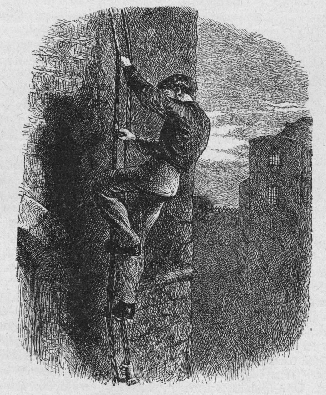Die Flucht von Morgan, 1902 von Unbekannt