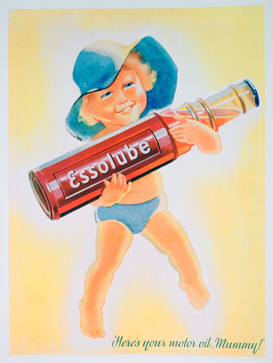 Essolube Motoröl Werbung, 1935 von Unbekannt