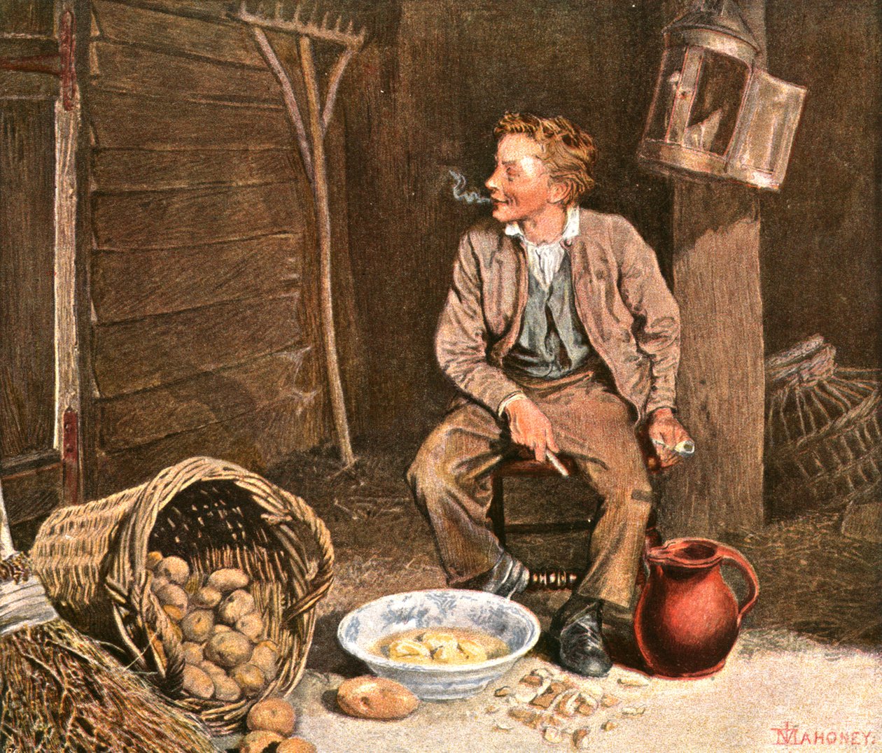 Jeder Zoll ein Mann, um 1900 von Unbekannt