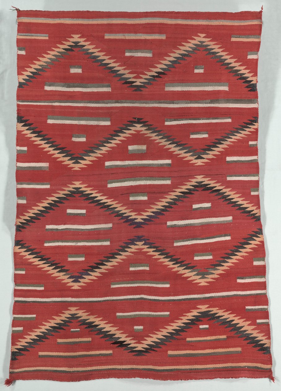 Eyedazzler-Stil-Teppich, ca. 1890-1900 von Unbekannt