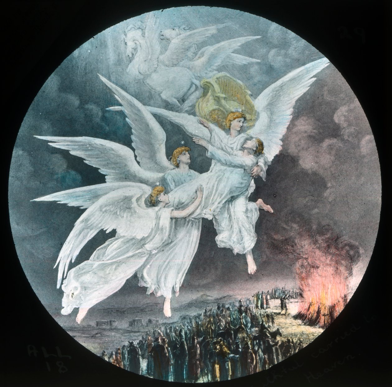 Der Treue in den Himmel getragen, ca. 1910 von Unbekannt