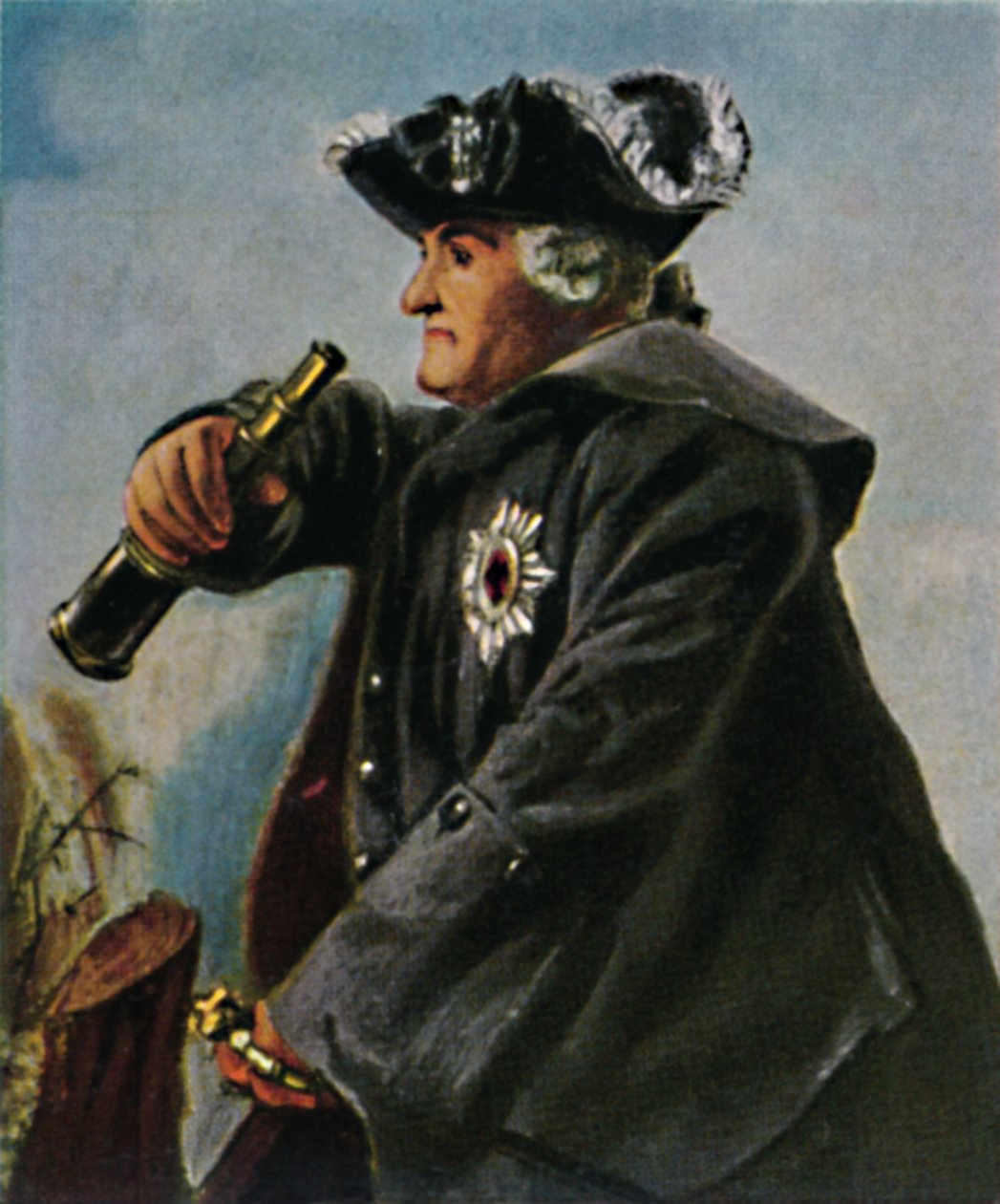 Feldmarschall Keith 1696-1758. - Gemälde von Menzel, 1934 von Unbekannt