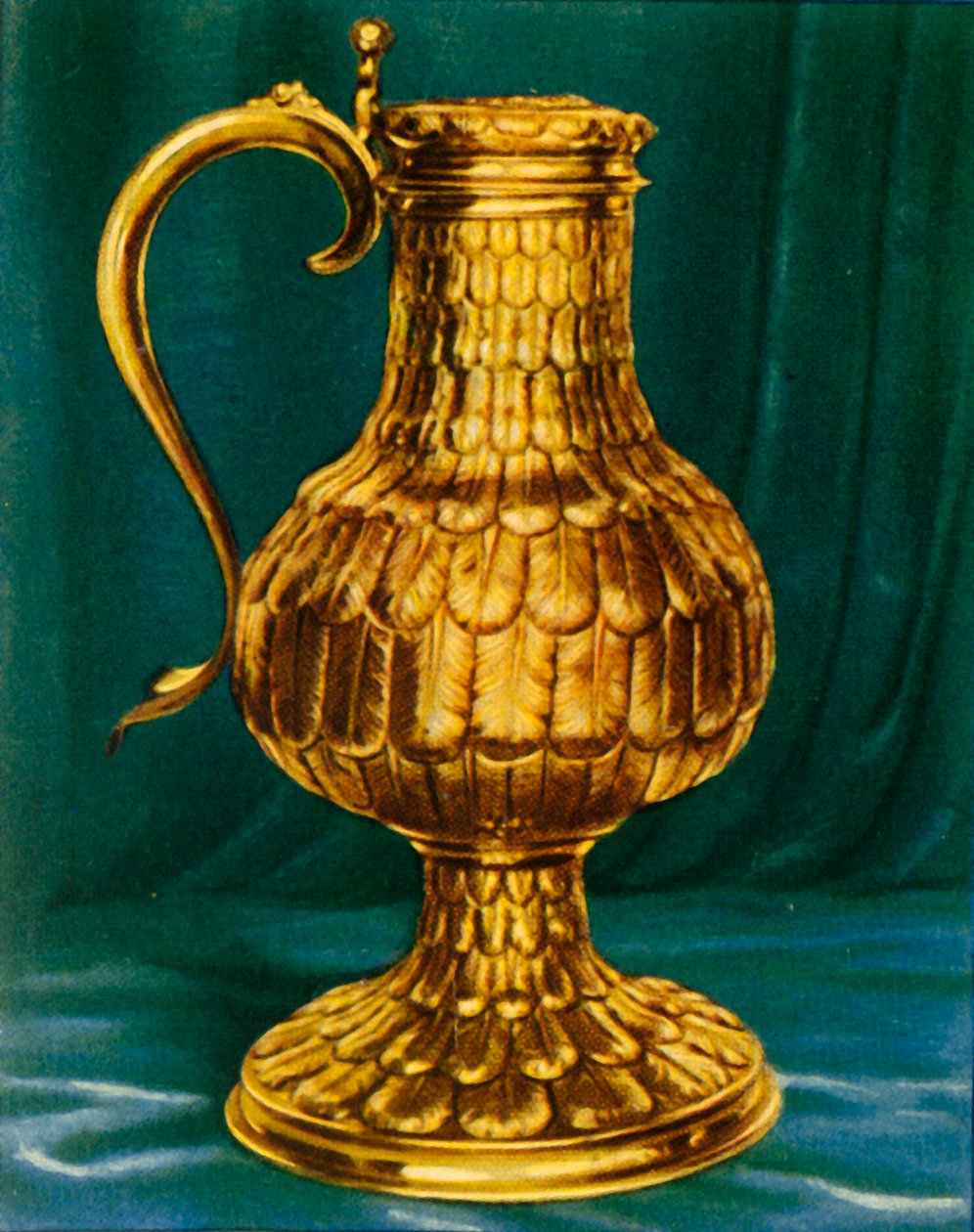 Flagon mit Federarbeit, 1938 von Unbekannt