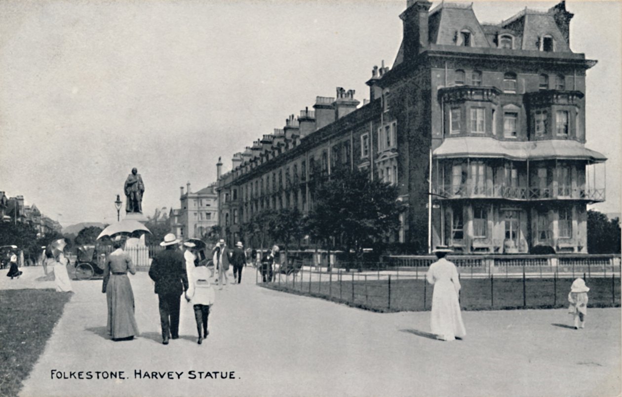 Folkestone. Harvey-Statue, spätes 19. - frühes 20. Jahrhundert von Unbekannt